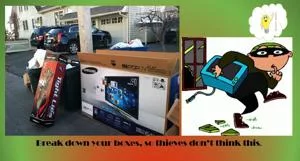 Break down Christmas boxes to deter potential thieves | News