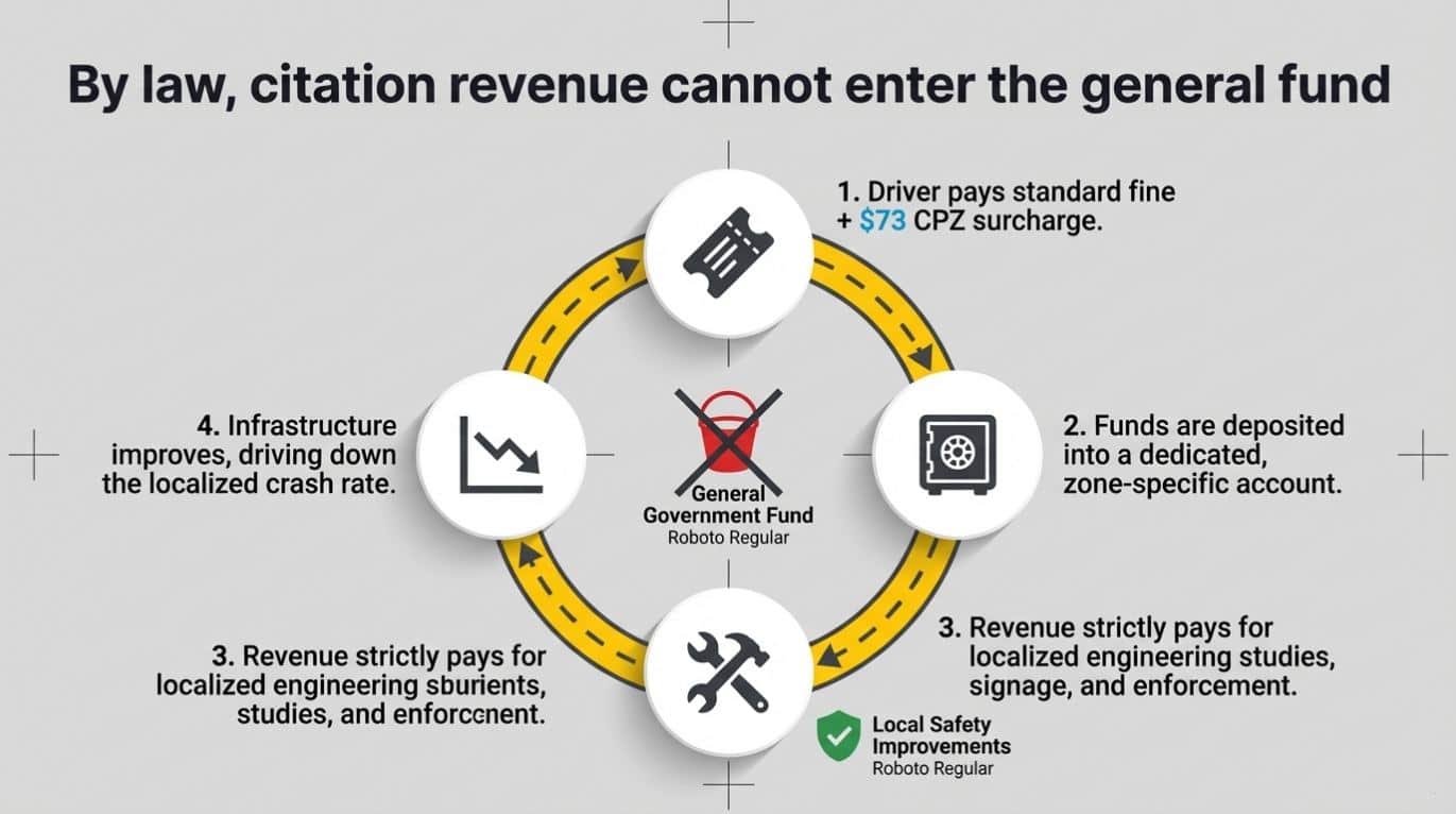 Citation Revenue Cannot go to General Fund