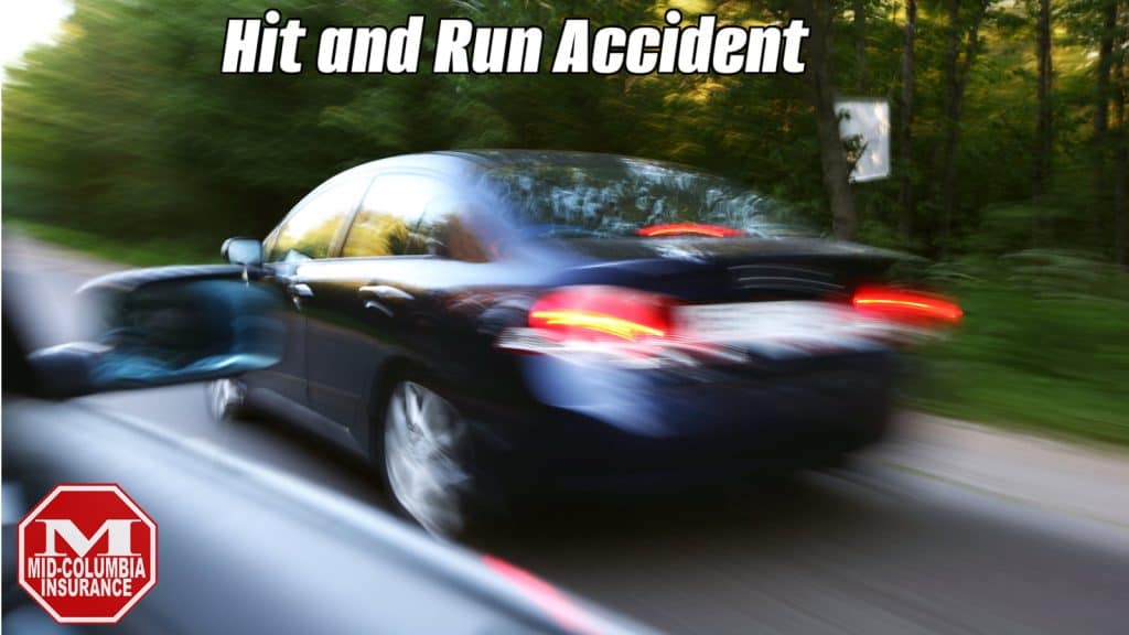 Car speeding off after hit and run
