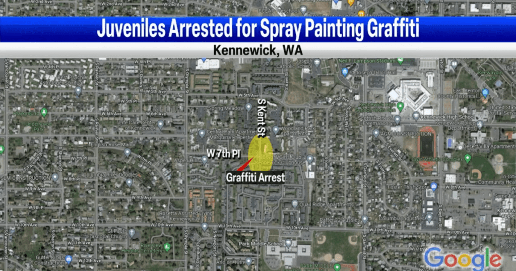 Juveniles arrested after graffiti spree in Kennewick | News