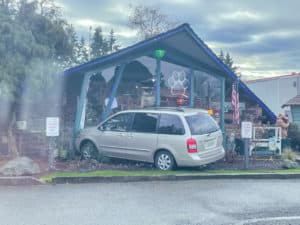 Car Drives Into Building in Lakewood WA