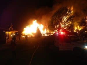 Mobile Home Fire