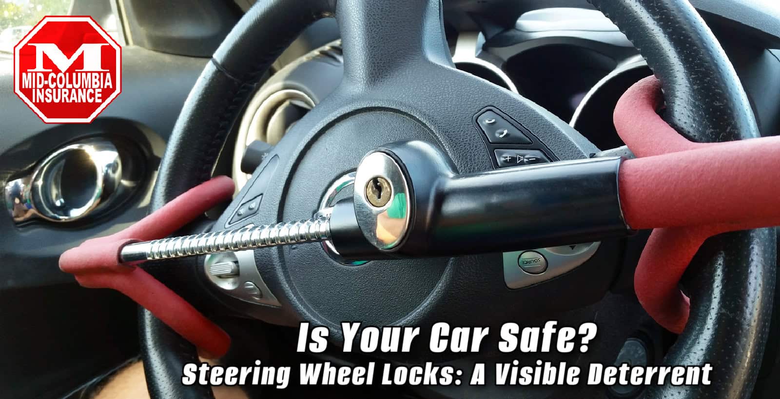 Steering Wheel Locks A Visible Deterrent - Anti-Theft Car Steering Wheel Lock