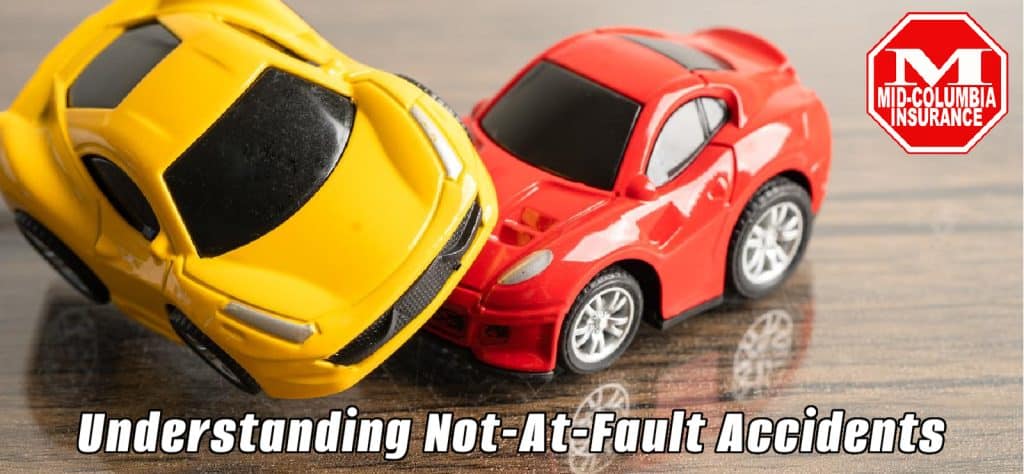 Understanding Not At Fault Accidents - Car crash, accident in traffic road, insurance claim