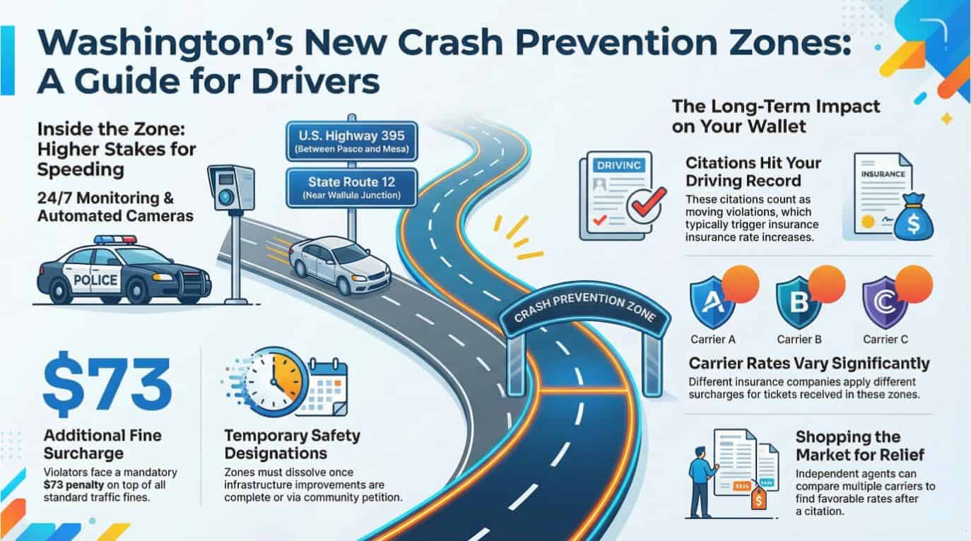 Washington State Crash Prevention Zones