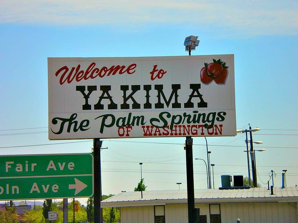 Palm Springs of Washington Sign